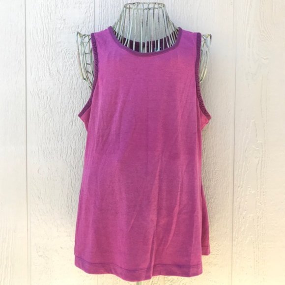 REI Women’s Athletic Workout Tank Top Pink Large - Picture 6 of 8